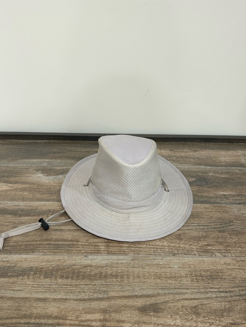 Stetson No Fly Zone Hat Mens Beige Mesh Insect Repellent Vented safari cap ties